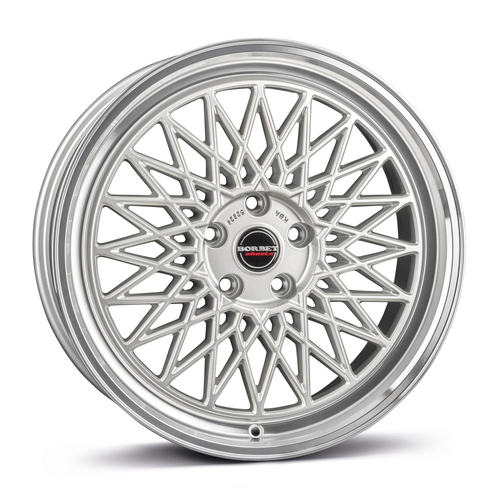 BORBET B SILVER RIM POL 7.5x16 4/108 ET35 CB72.5