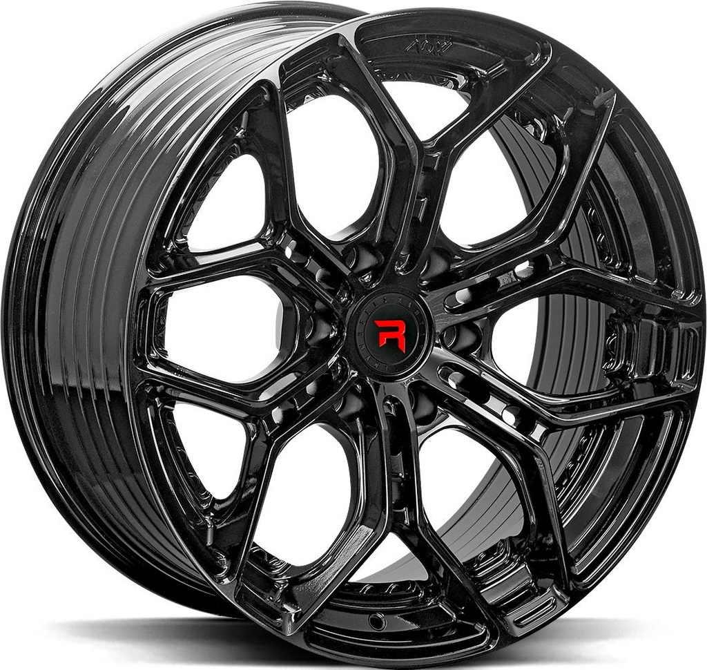 R-SERIES R20 GLOSS BLACK 9x20 6/139.7 ET30 CB106.1