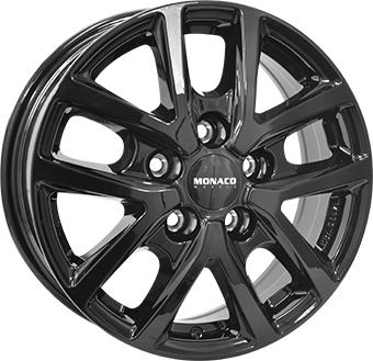 MONACO WHEELS CL2T BLACK 6.5x16 5/112 ET52 CB66.6