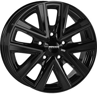 MONACO WHEELS VT2 GLOSS BLACK 7x17 5/130 ET68 CB78.1