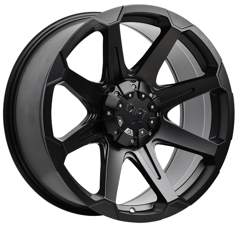 STATUSFÄLGAR D05 FLATBLACK. 8.5x20 5/110-120 ET35 CB74.1