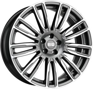 ELIT WHEELS EW06 PALLADIUM / POLISHED 8.5x19 5/120 ET45 CB74.1