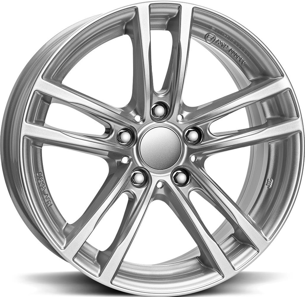 RIAL X10 POLAR SILV 8x18 5/120 ET43 CB72.6