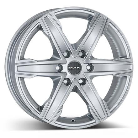 MAK KING6 SILVER 6.5x16 6/125 ET50 CB74.1