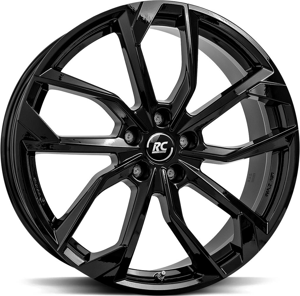 BROCK RC34 SHINY BLACK 7x18 5/108 ET47 CB63.4