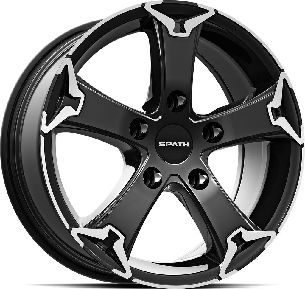 SPATH SP52 H BLACK LIP POL 8x18 6/130 ET50 CB84.1