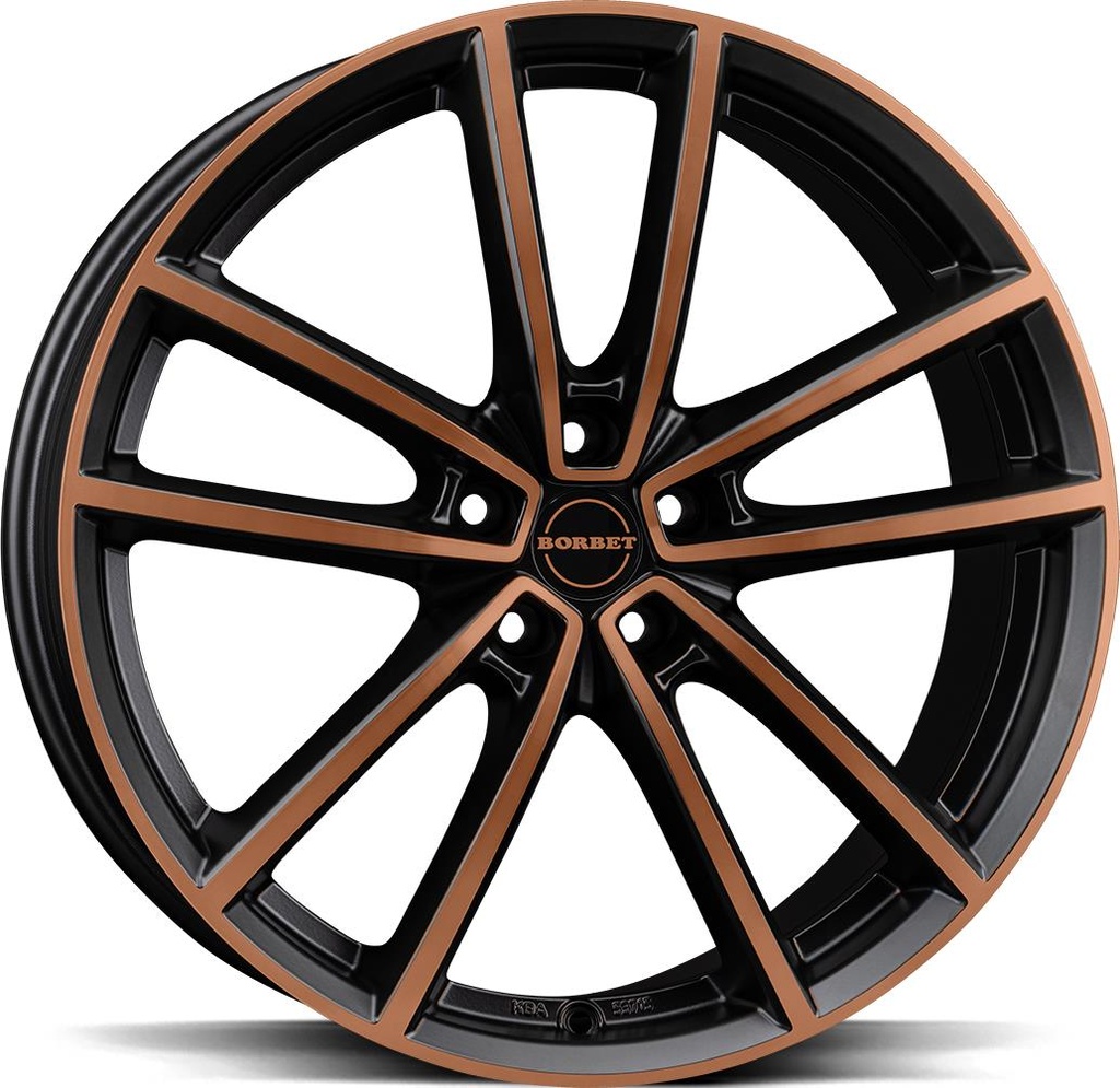 BORBET W BLACK COPPER POL MATT 8x18 5/112 ET40 CB66.5