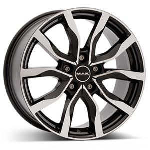 MAK HIGHLANDS BLK/POL 8.5x20 5/120 ET43 CB72.6