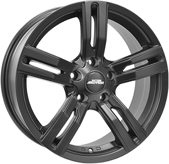 INTER ACTION KARGIN DULL BLACK 6.5x16 5/108 ET43 CB65.1