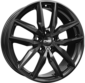 CMS C28 GLOSS BLACK 7.5x18 5/108 ET48 CB65.1