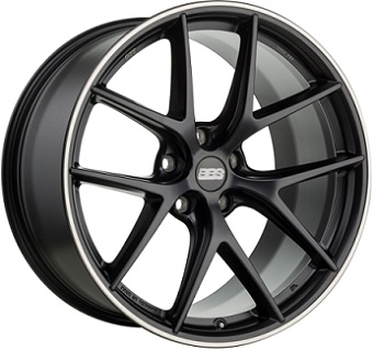 BBS CI-R MATT BLACK POLISHED 10x19 5/112 ET25 CB82