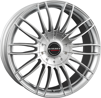 BORBET CW3 STERLING SILV 9x20 6/120 ET51 CB74.6