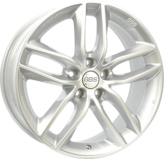 BBS SX BRILL SILV 8.5x19 5/112 ET46 CB82