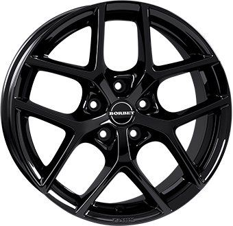 BORBET Y BLACK GLOSS 8x18 5/112 ET37 CB66.6
