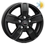 AUTEC QUANTRO MATT BLACK 6.5x16 5/160 ET60 CB65.1