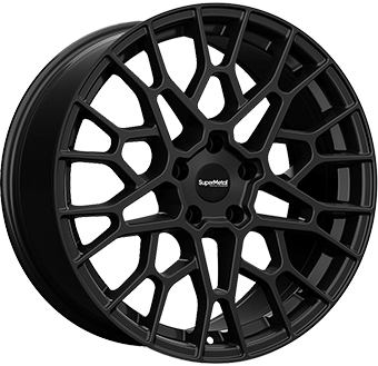 SUPERMETAL CELL MATT BLACK 8x18 5/120 ET50 CB65.1