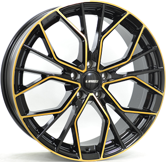 IT WHEELS TIARA BLACK GOLD 8x18 5/112 ET45 CB66.5