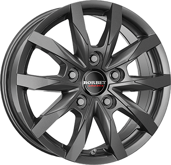 BORBET CW5 MIST ANTRACITE GLOSS 6.5x16 5/130 ET66 CB89.1