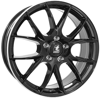 IT WHEELS KIRA BLACK LIP POLISHED 6.5x16 4/100 ET40 CB63.3