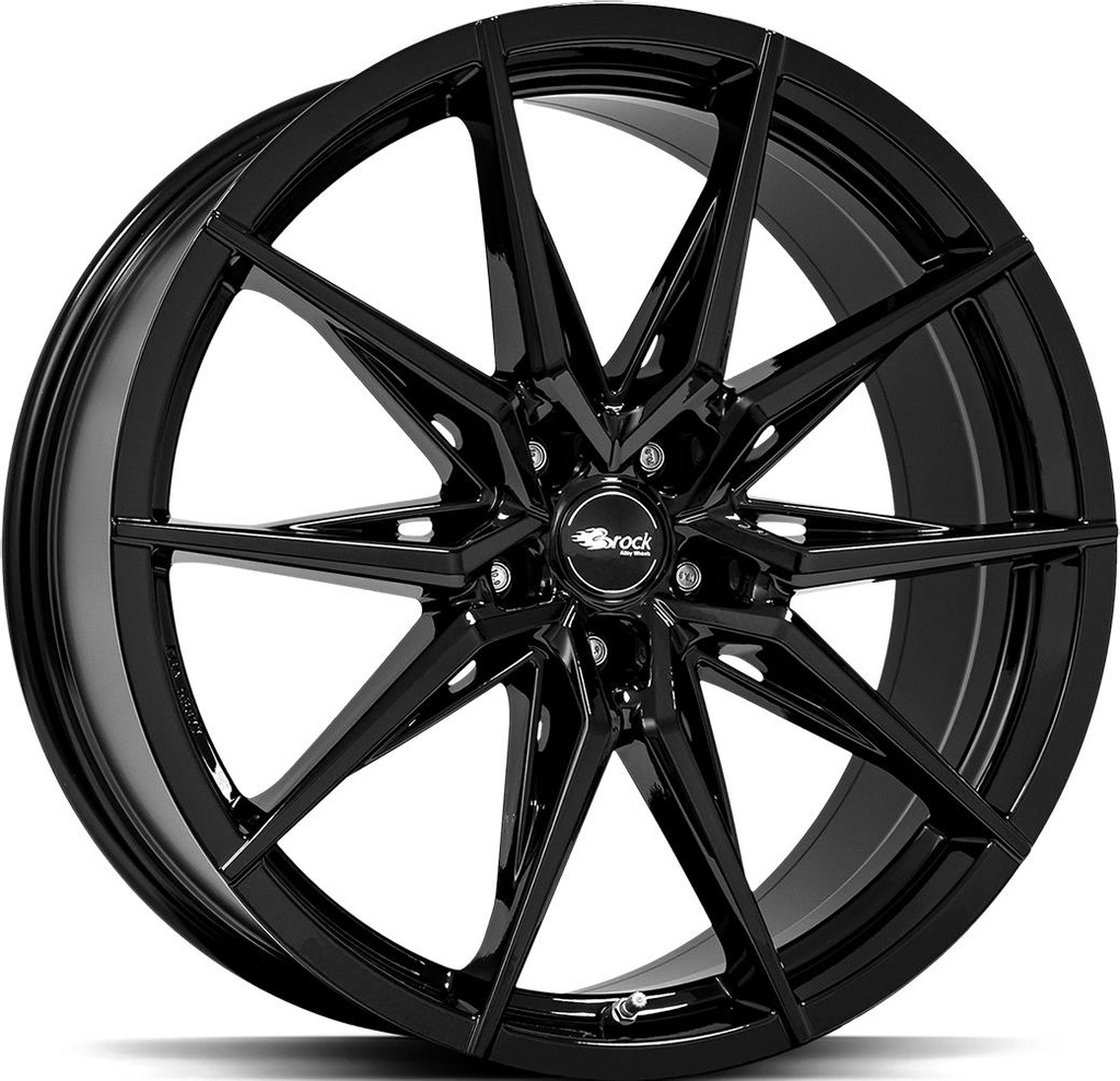 BROCK B42 SHINY BLACK 8.5x19 5/112 ET42 CB66.6