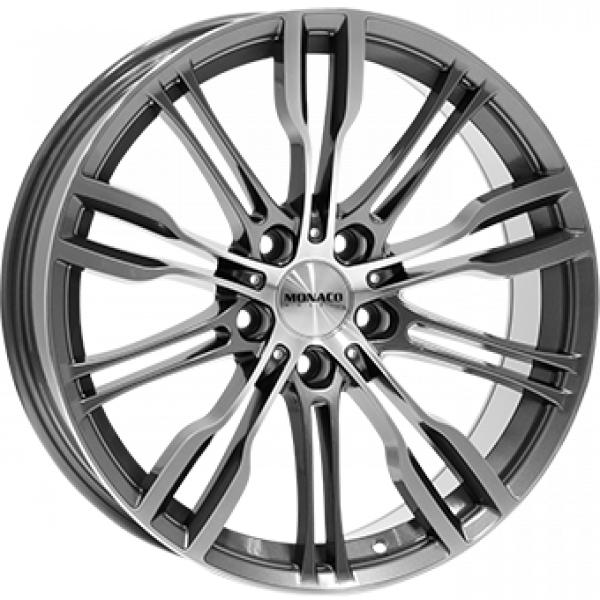 MONACO WHEELS GP8 ANTHRACITE POLISH 8x19 5/120 ET20 CB72.6