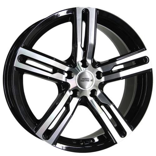 INTER ACTION KARGIN GLOSS BLACK POLISHED 7.5x18 5/130 ET55 CB89.1
