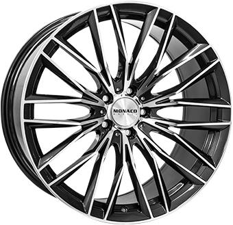 MONACO WHEELS GP2 ANTHRACITE POLISH 8x18 5/120 ET30 CB72.6