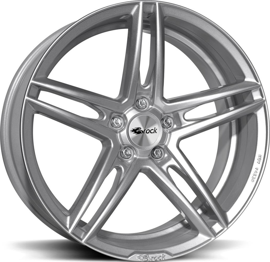 BROCK B33 CRYSTAL SILVER 8x17 5/120 ET45 CB72.6