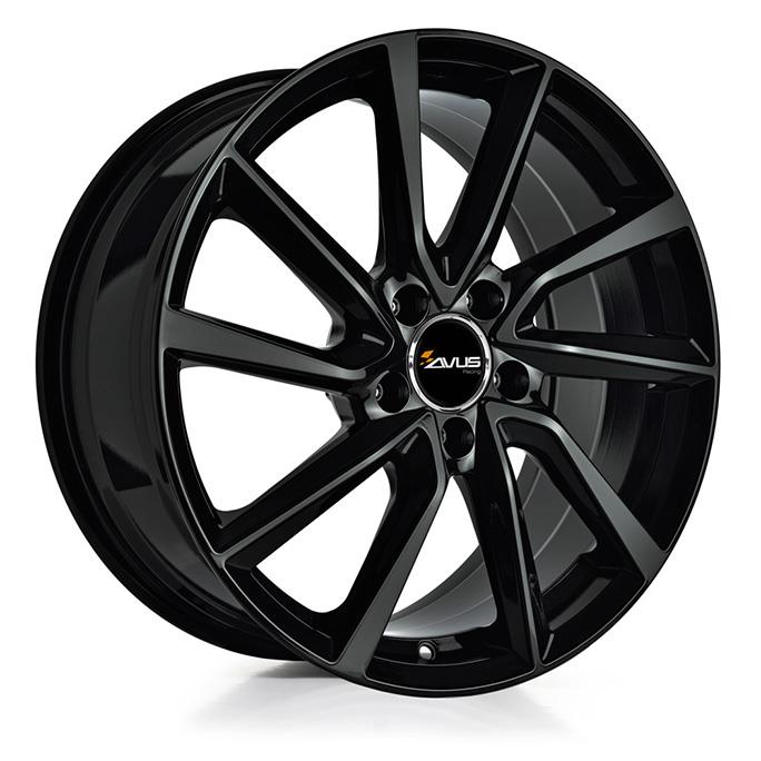 AVUS AC-518 BLACK 6.5x16 4/108 ET25 CB65.1