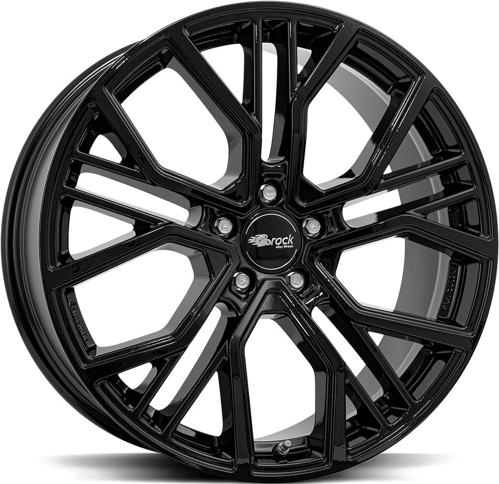 BROCK B41 SHINY BLACK 8.5x21 5/120 ET43.5 CB72.6