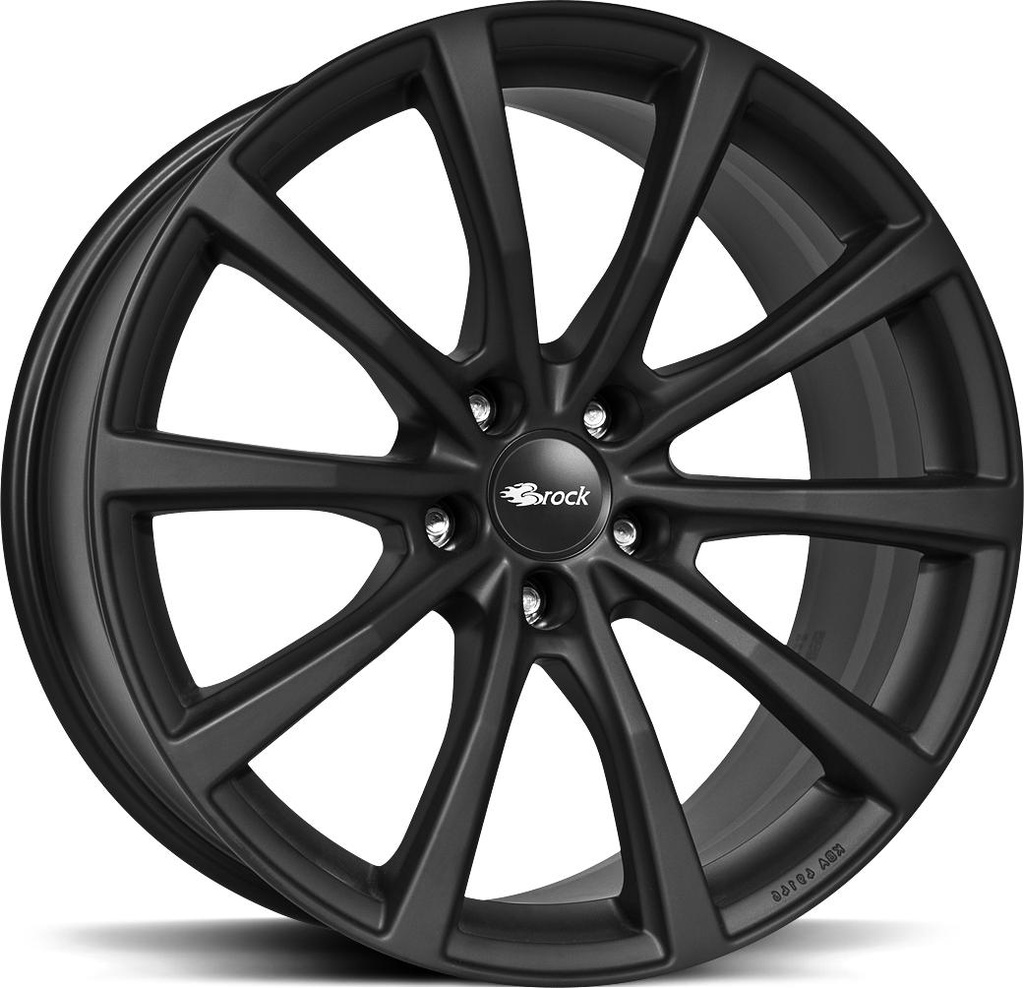 BROCK B32 BLACK MATT 8.5x20 5/114.3 ET35 CB64.1