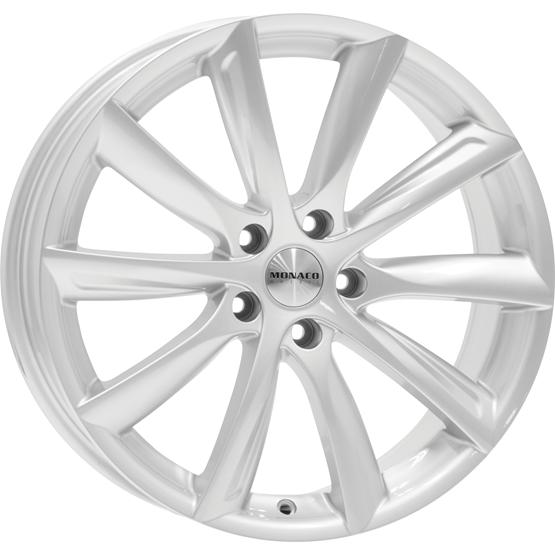 MONACO WHEELS GP6 SILVER 8x18 5/108 ET45 CB63.4