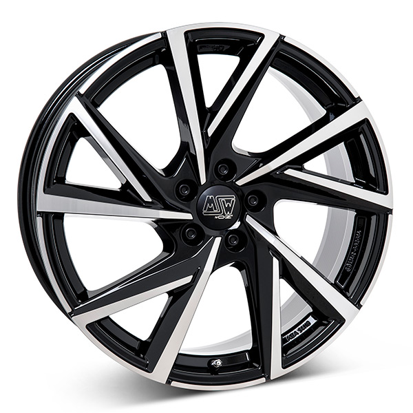 MSW 80 G.BLK/POL | 7,5X18 5-112 E50 C57,06 R12,8 7.5x18 5/112 ET50 CB57.1