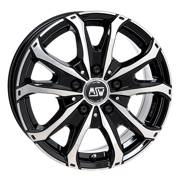 MSW 48 VAN BLK/POL | 7X17 5-160 E55 C65,1 60 7x17 5/160 ET55 CB65.1