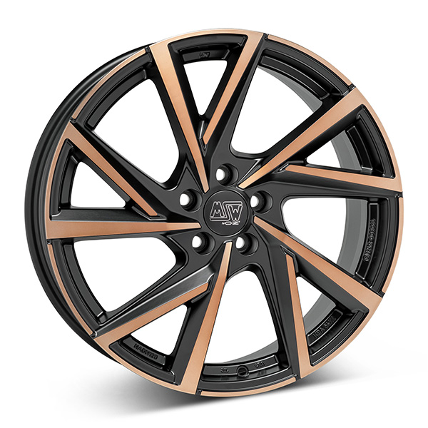 MSW 80 M.BLK/COPPER POL 8X19 5-112 E45 C57,10 R12,8 8x19 5/112 ET45 CB57.1