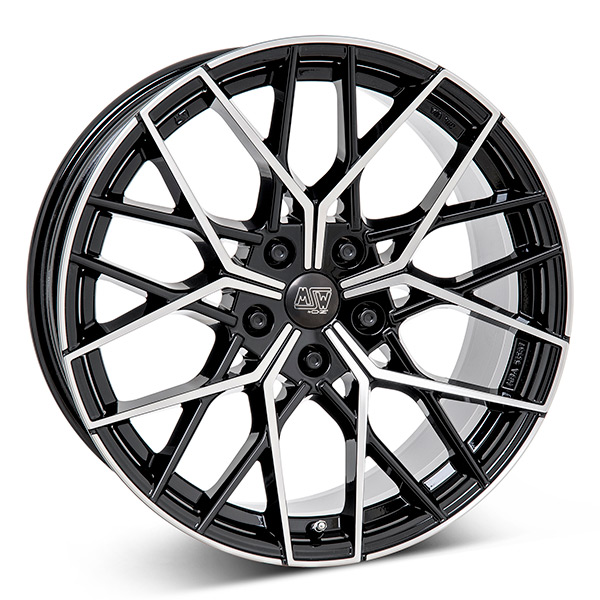 MSW 74 G.BLK/POL | 8,5X20 5-114,3 E45 C73,1 60 8.5x20 5/114.3 ET45 CB73.1
