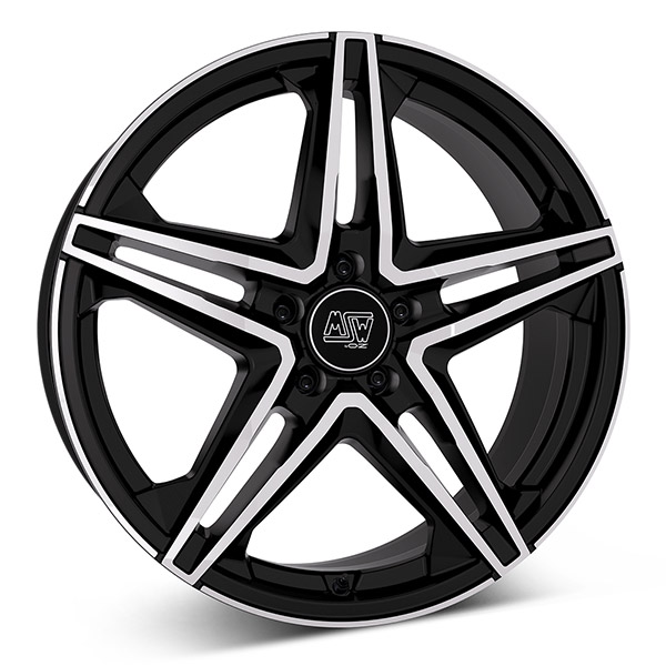MSW 31 G.BLK/POL | 8X18 5-112 E50 C73,10 60 8x18 5/112 ET50 CB73.1