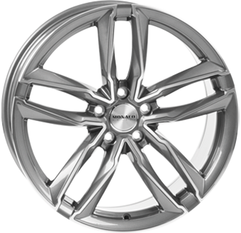 MONACO WHEELS MC2 ANTHRACITE POLISH 8.5x20 5/112 ET35 CB66.5