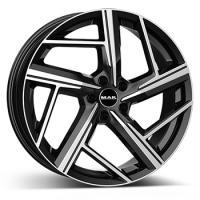 MAK QVATTRO BLACK POLISHED 8.5x19 5/112 ET38 CB66.4