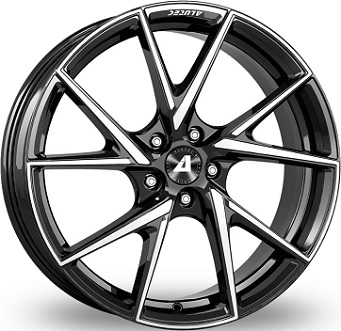 ALUTEC ADX.01 BLACK POLISHED 8.5x20 5/112 ET45 CB70.1