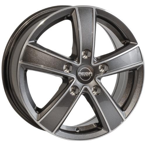STATUSFÄLGAR HERCULES 5 ANTHRACITE GREY FRONT POLISHED 6.5x16 5/118 ET61 CB71.1