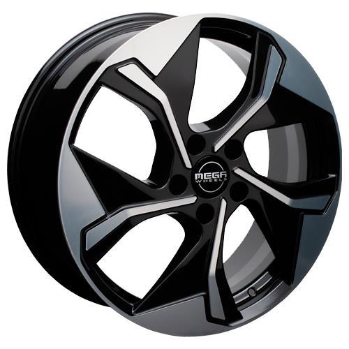 STATUSFÄLGAR TRITON BLACK FRONT POLISHED 7.5x19 5/114.3 ET49 CB67.1