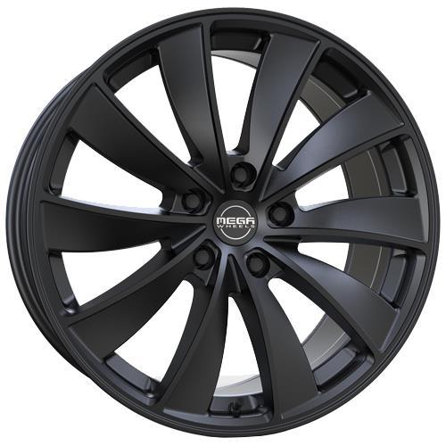 STATUSFÄLGAR PYXIS MAT BLACK 9.5x21 5/114.3 ET40 CB64.1