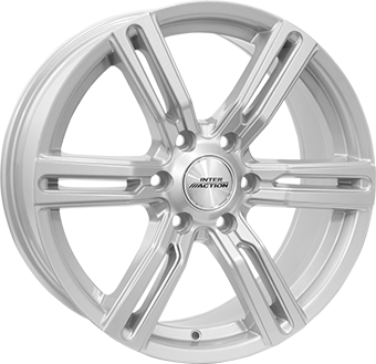 INTER ACTION KARGIN 6 SILVER 6.5x16 6/120 ET50 CB74.6