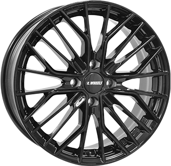 IT WHEELS TIARA 4 GLOSS BLACK 6.5x16 4/108 ET20 CB65.1