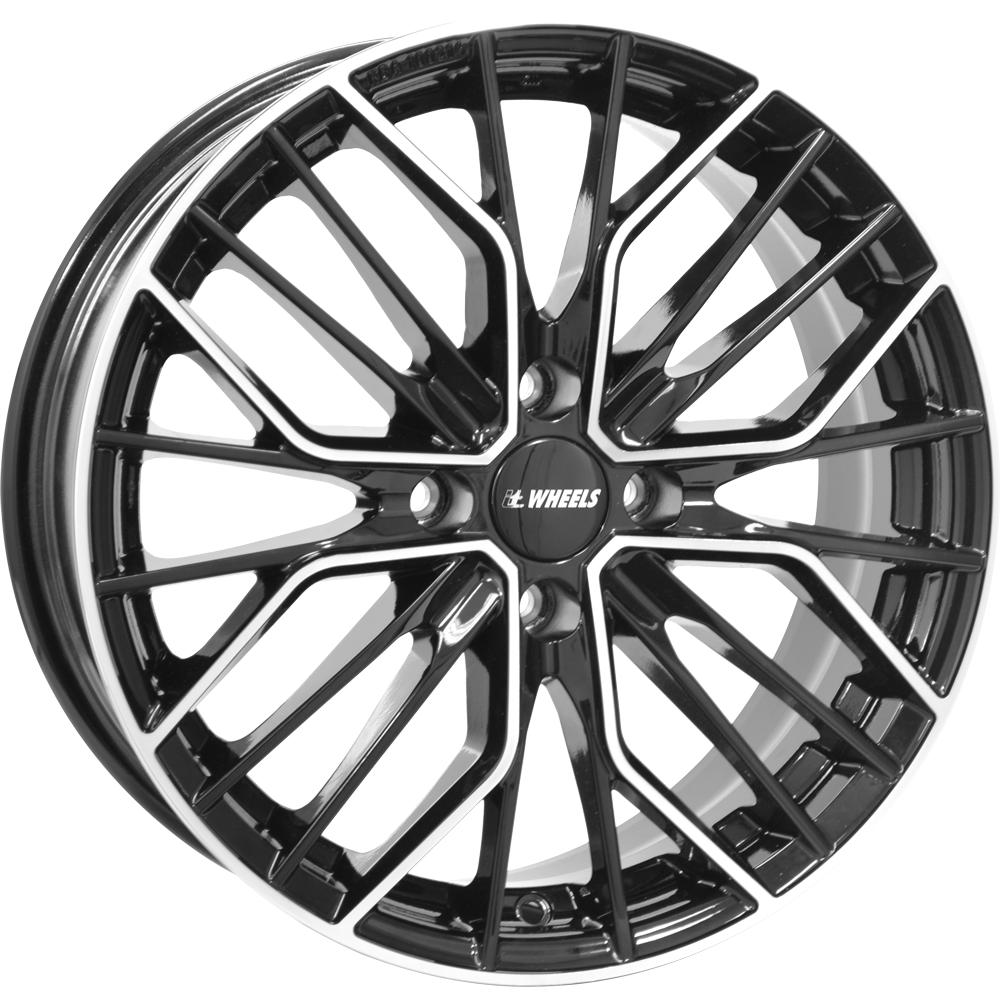 IT WHEELS TIARA 4 BLACK POLISHED 6.5x16 4/98 ET34 CB58.1