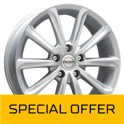 MEGA WHEELS VIRGO SILVER 6.5x16 4/108 ET38 CB63.3