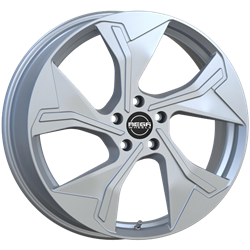 MEGA WHEELS TRITON DARK SILVER 10x21 5/108 ET44.5 CB63.3