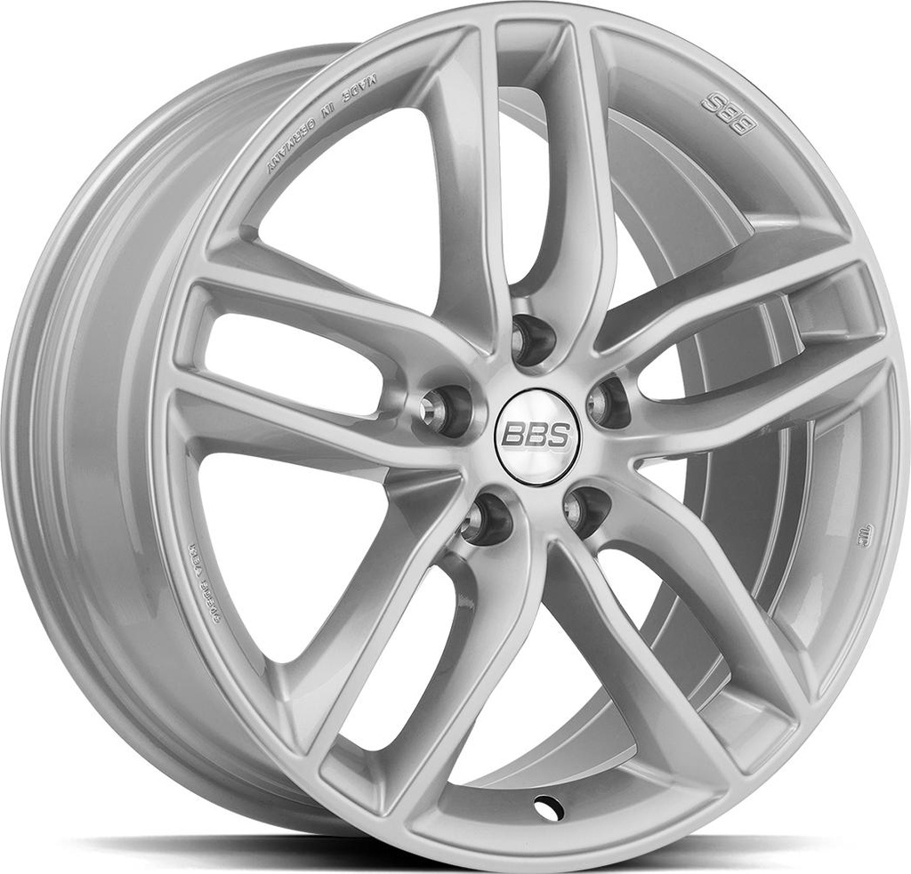 BBS SX CRYSTAL SILVER 8x18 5/112 ET35 CB82