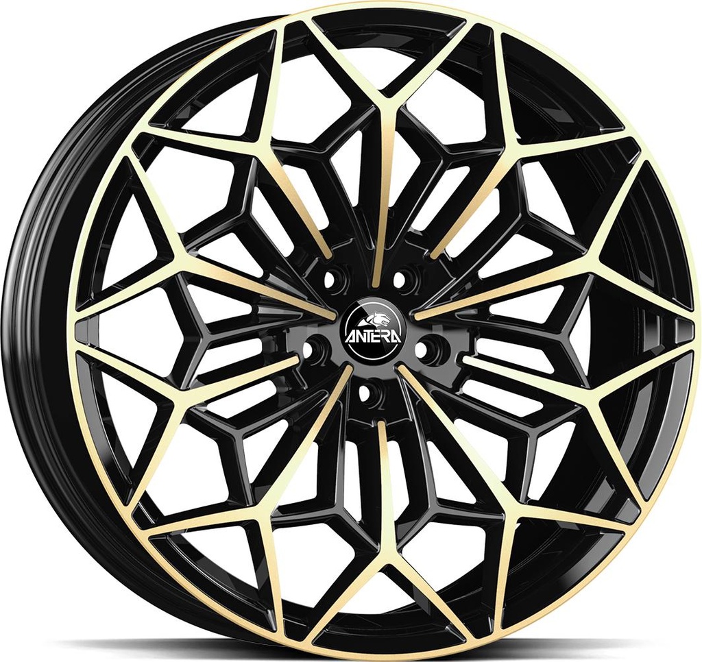 GMP A105 PIANO BLACK CHAMPAGNE 9.5x21 5/114.3 ET40 CB64.1
